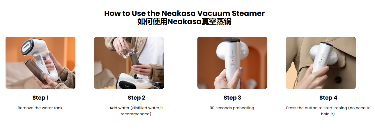 Neakasa Magic 1 Vacuum Steamer for Clothes