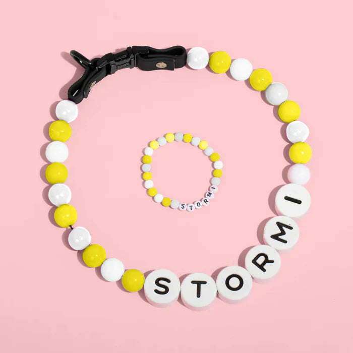 Custom Pet Name Necklace with FREE Matching Bracelet