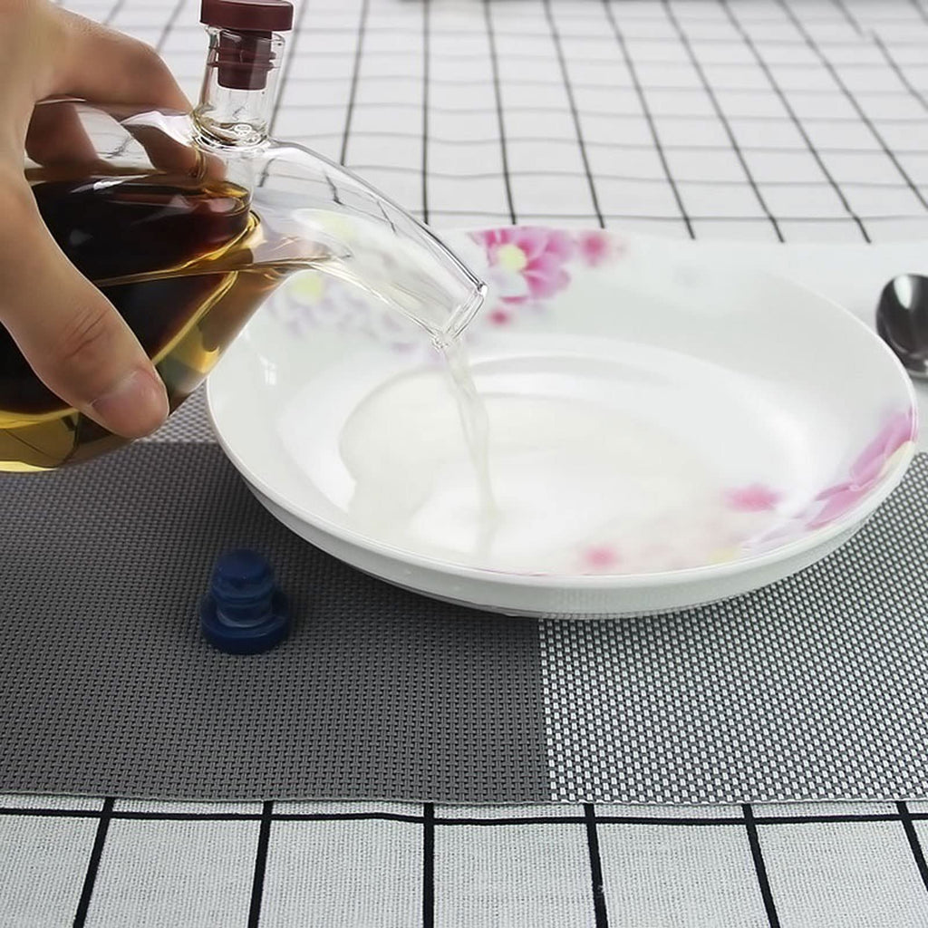 “2-in-1 Glass Oil & Vinegar Dispenser Bottle”