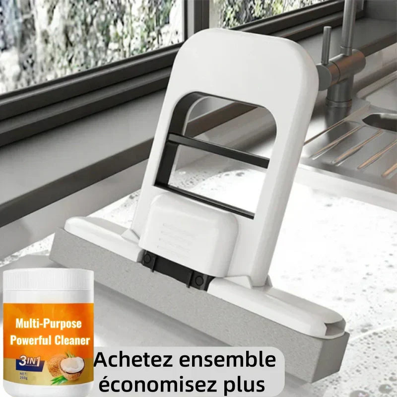 🔥VENTE FLASH -55%🔥 Mini Serpillière Autonettoyante Portable 🧹🌿