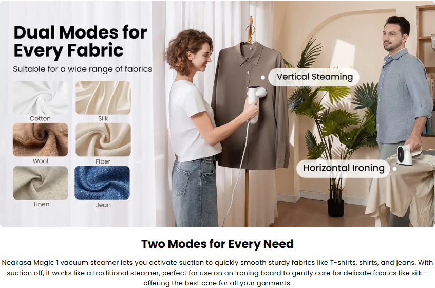 Neakasa Magic 1 Vacuum Steamer for Clothes