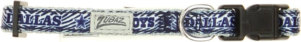 Zubaz NFL Team Adjustable Pet Collar for Dogs & Cats, Pittsburgh Steelers, Medium