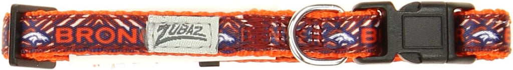 Zubaz NFL Team Adjustable Pet Collar for Dogs & Cats, Pittsburgh Steelers, Medium