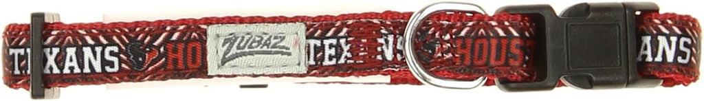 Zubaz NFL Team Adjustable Pet Collar for Dogs & Cats, Pittsburgh Steelers, Medium