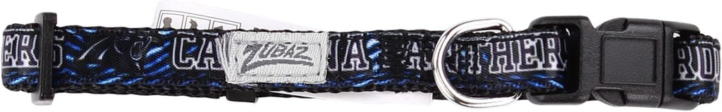 Zubaz NFL Team Adjustable Pet Collar for Dogs & Cats, Pittsburgh Steelers, Medium