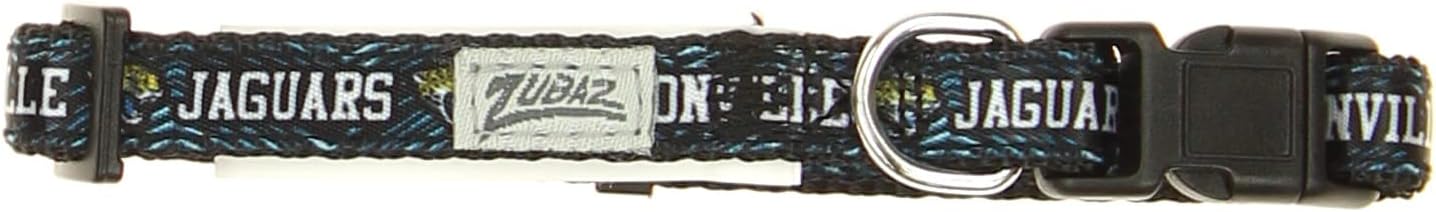 Zubaz NFL Team Adjustable Pet Collar for Dogs & Cats, Pittsburgh Steelers, Medium