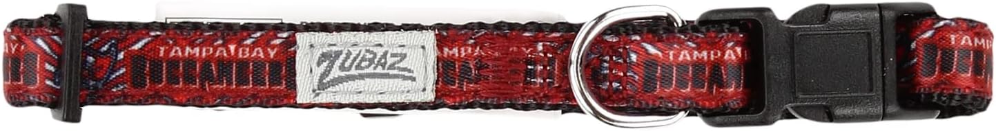 Zubaz NFL Team Adjustable Pet Collar for Dogs & Cats, Pittsburgh Steelers, Medium