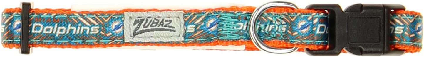 Zubaz NFL Team Adjustable Pet Collar for Dogs & Cats, Pittsburgh Steelers, Medium