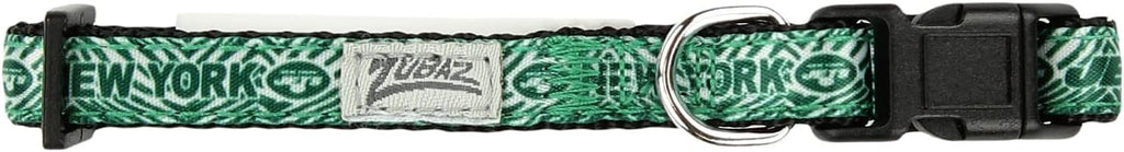 Zubaz NFL Team Adjustable Pet Collar for Dogs & Cats, Pittsburgh Steelers, Medium