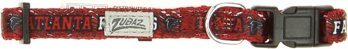 Zubaz NFL Team Adjustable Pet Collar for Dogs & Cats, Pittsburgh Steelers, Medium