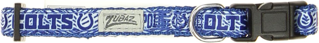 Zubaz NFL Team Adjustable Pet Collar for Dogs & Cats, Pittsburgh Steelers, Medium