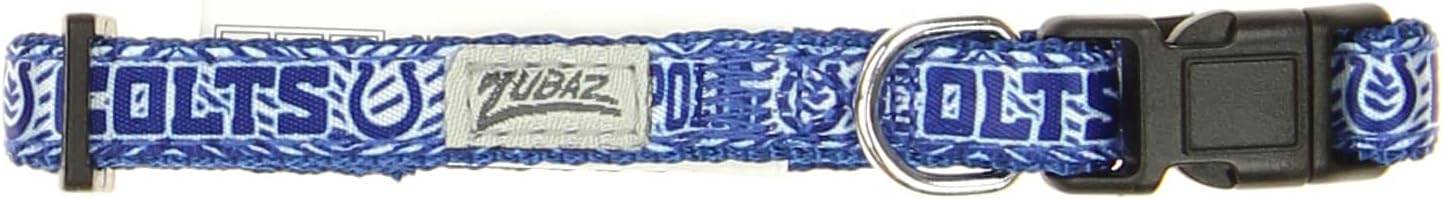 Zubaz NFL Team Adjustable Pet Collar for Dogs & Cats, Pittsburgh Steelers, Medium