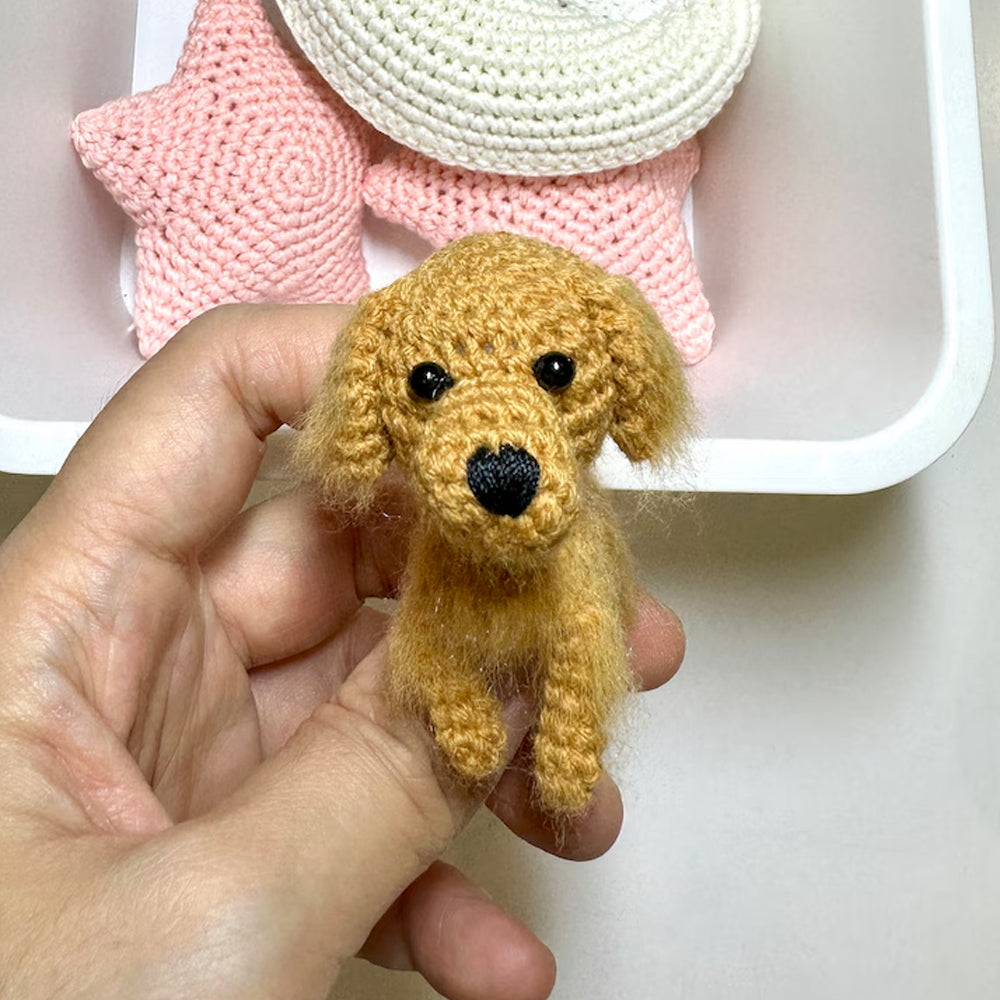 Pet Moon Pink | Custom Crochet Pet Nursery Baby Mobile