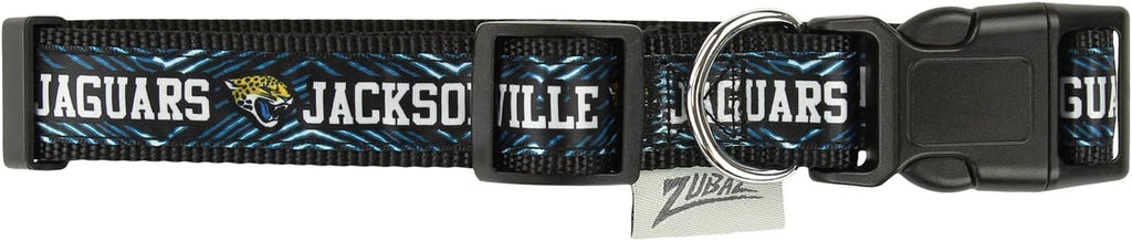 Zubaz NFL Team Adjustable Pet Collar for Dogs & Cats, Pittsburgh Steelers, Medium