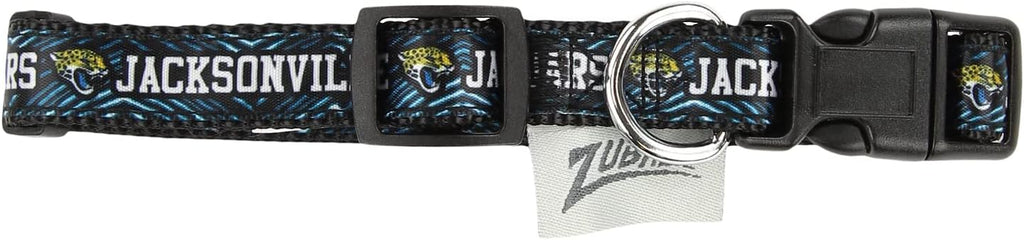 Zubaz NFL Team Adjustable Pet Collar for Dogs & Cats, Pittsburgh Steelers, Medium