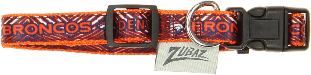 Zubaz NFL Team Adjustable Pet Collar for Dogs & Cats, Pittsburgh Steelers, Medium