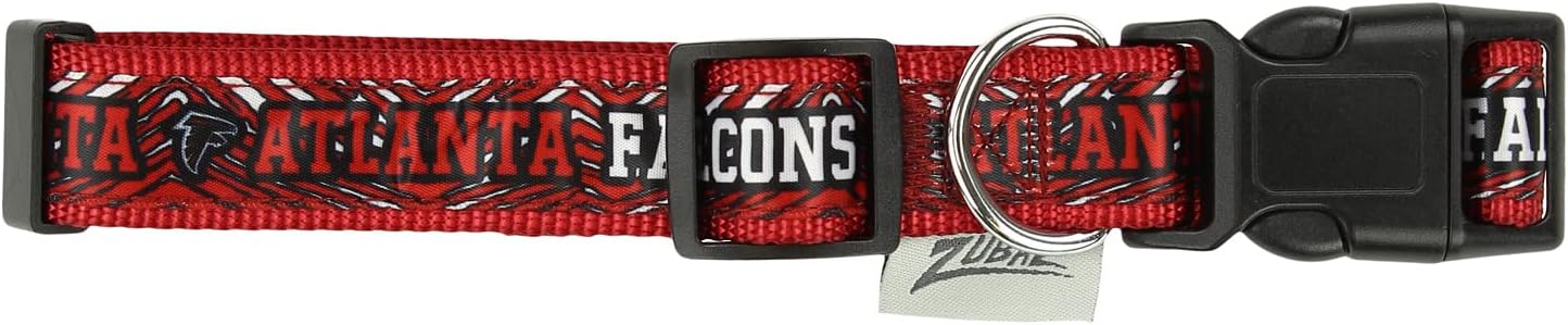 Zubaz NFL Team Adjustable Pet Collar for Dogs & Cats, Pittsburgh Steelers, Medium