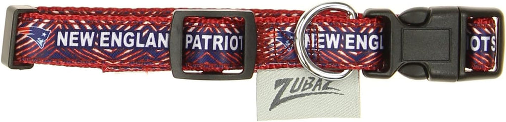 Zubaz NFL Team Adjustable Pet Collar for Dogs & Cats, Pittsburgh Steelers, Medium