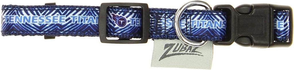 Zubaz NFL Team Adjustable Pet Collar for Dogs & Cats, Pittsburgh Steelers, Medium