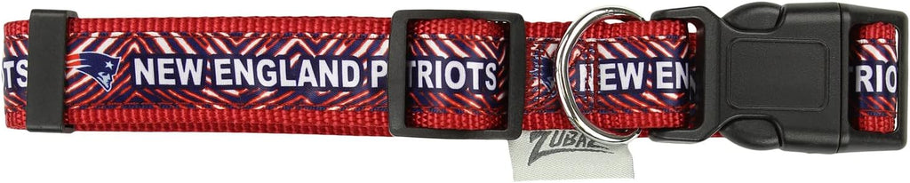 Zubaz NFL Team Adjustable Pet Collar for Dogs & Cats, Pittsburgh Steelers, Medium