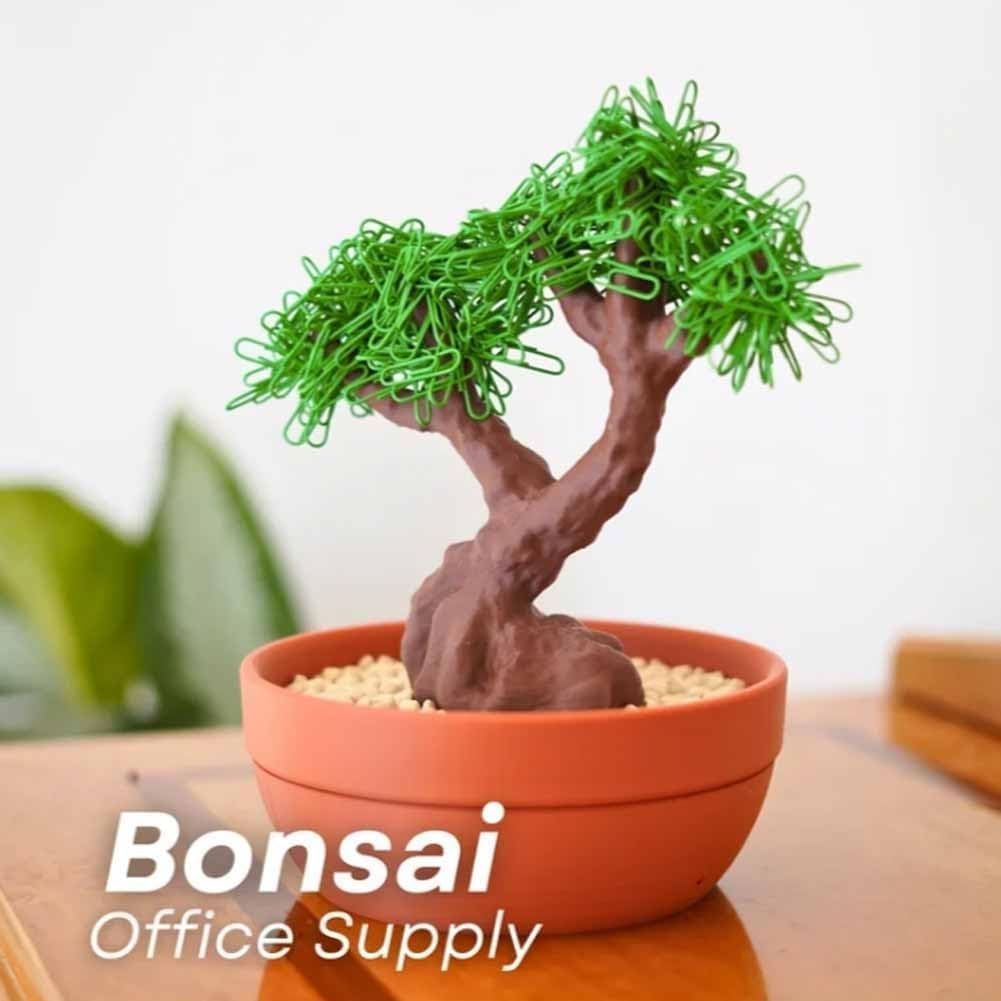 “Forgecore 3D Bonsai Desk Organizer with Hidden Storage & Magnetic Leaves” 🌳✨