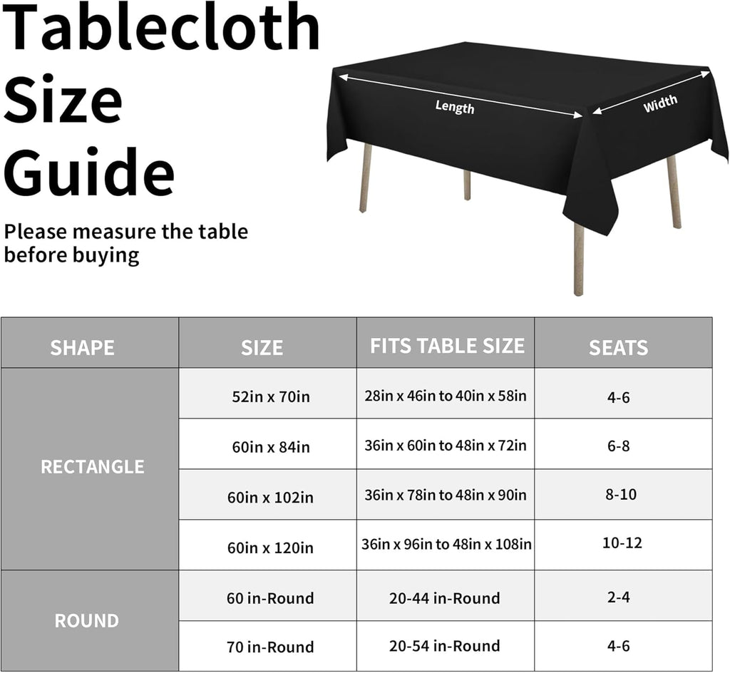 Easy-Going Faux Linen Waterproof Spill-Proof Tablecloth Stain Resistant Rectangle Table Cloth Wrinkle Free Decorative Fabric for Kitchen, Dining, Party, Weddings, Restaurants (52x70 in, Linen)