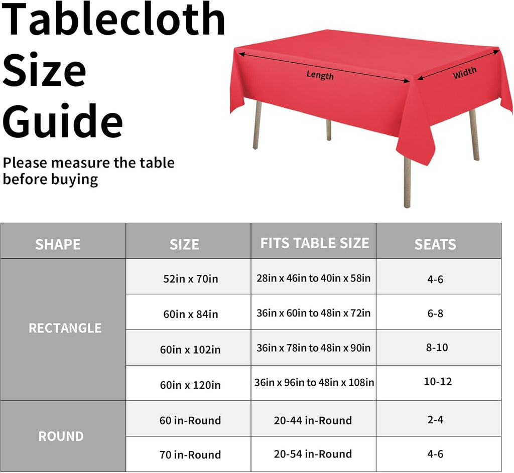 Easy-Going Faux Linen Waterproof Spill-Proof Tablecloth Stain Resistant Rectangle Table Cloth Wrinkle Free Decorative Fabric for Kitchen, Dining, Party, Weddings, Restaurants (52x70 in, Linen)