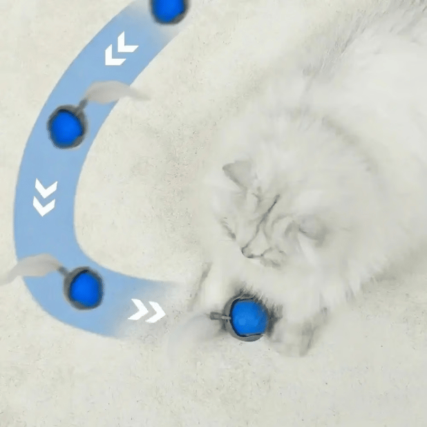 🔥New Version Upgrade Interactive Electric Rolling Ball with Teasing Tail
