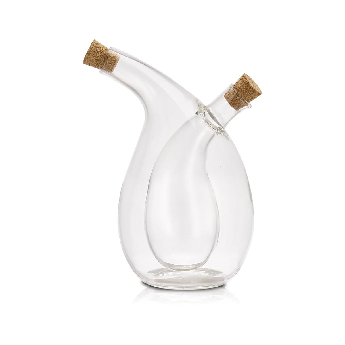 “2-in-1 Glass Oil & Vinegar Dispenser Bottle”