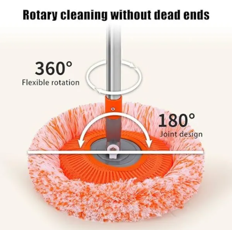 360 Grad drehbarer, einstellbarer Reinigungsmopp  | CORALMOP