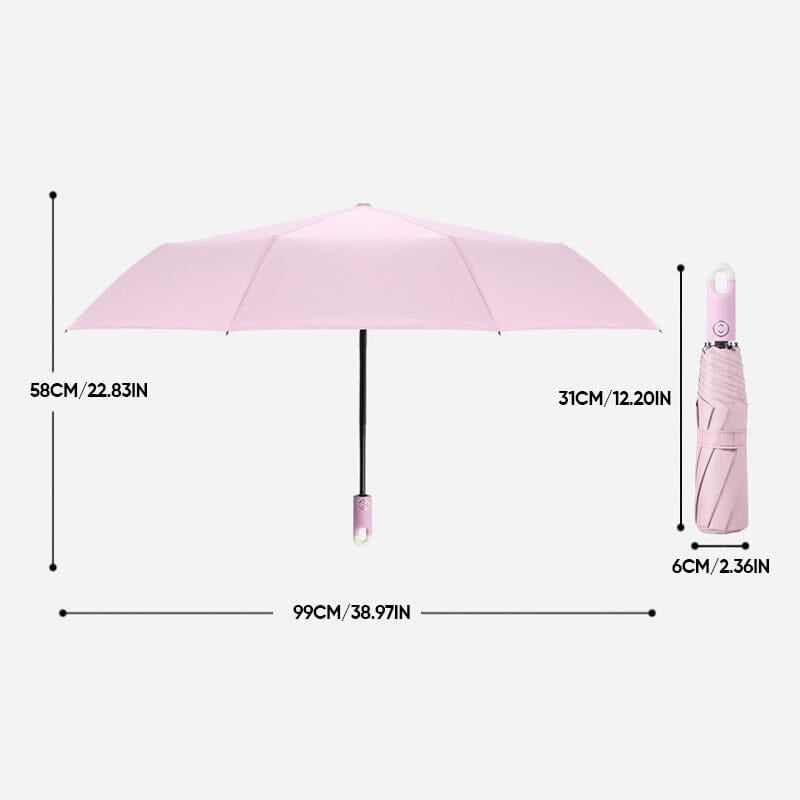 🌂Three-Fold Self Opening And Retracting Umbrella With Buckle🌂