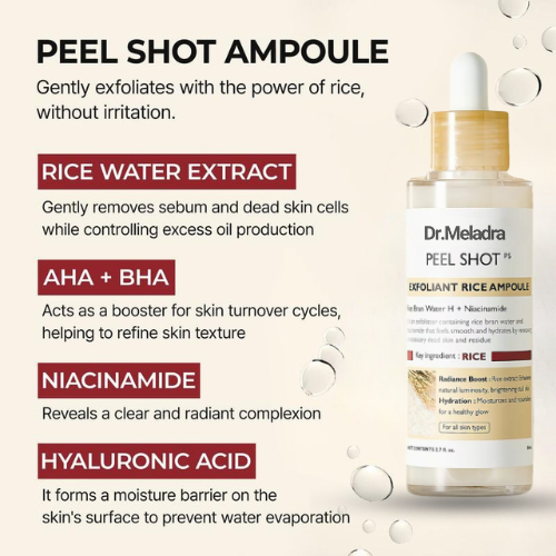 Dr.Meladra™ Radiant Rice Peel Ampoule