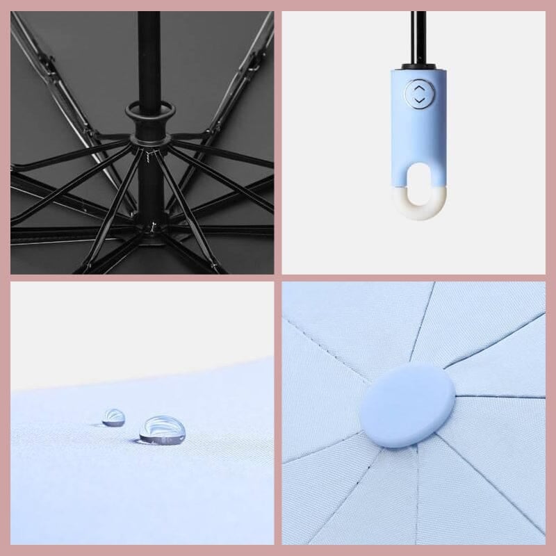 🌂Three-Fold Self Opening And Retracting Umbrella With Buckle🌂