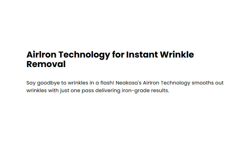 Neakasa Magic 1 Vacuum Steamer for Clothes