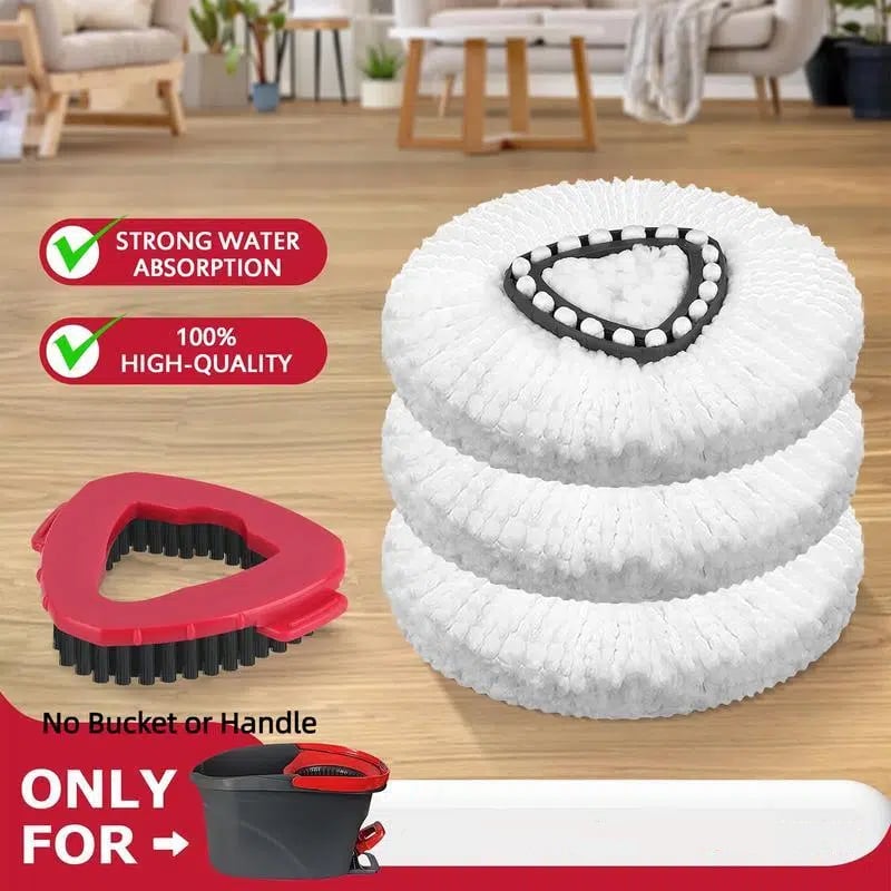 💥Spin Mop 1 Tank System Scrub Brush Replacement Head