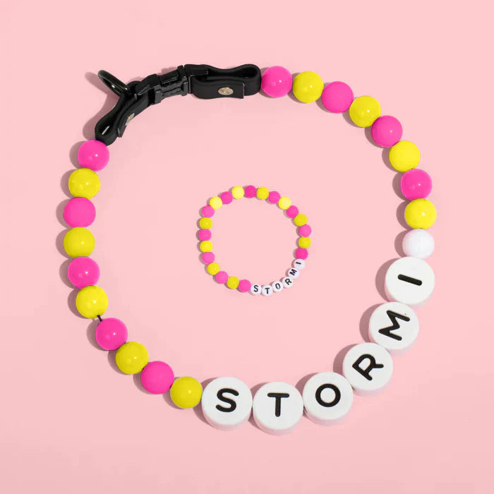 Custom Pet Name Necklace with FREE Matching Bracelet