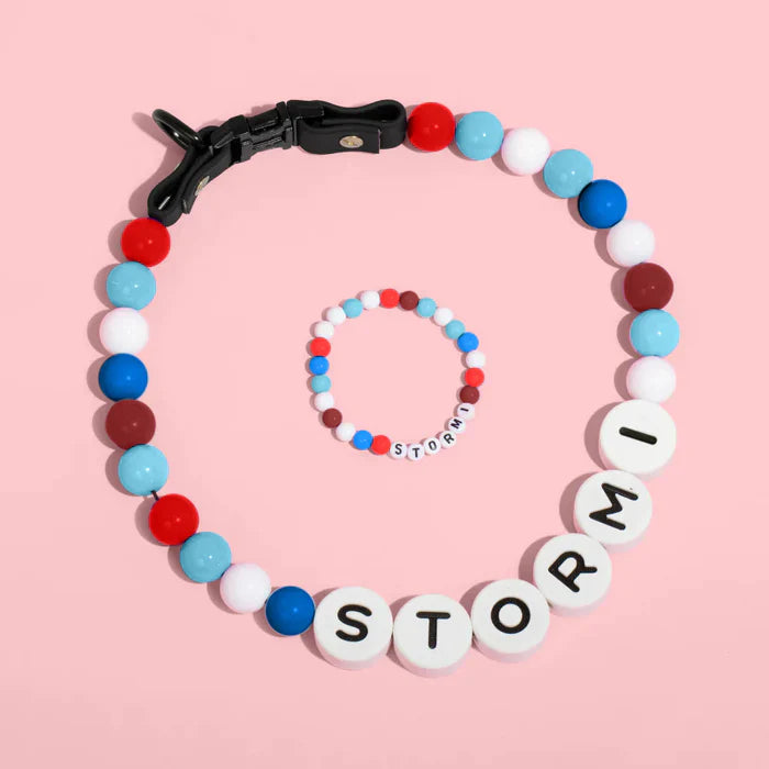 Custom Pet Name Necklace with FREE Matching Bracelet