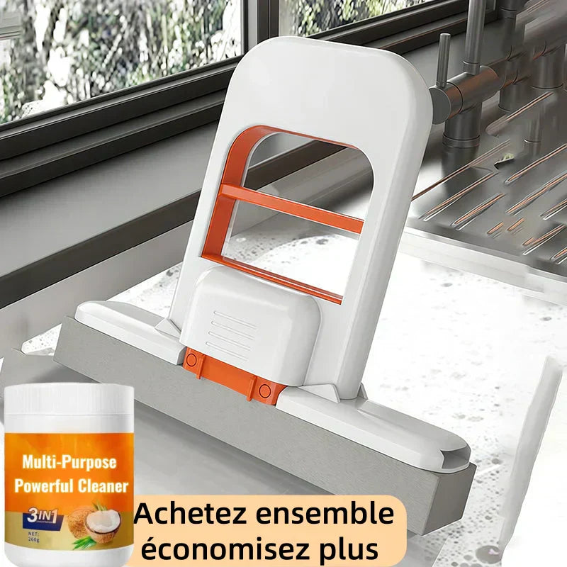 🔥VENTE FLASH -55%🔥 Mini Serpillière Autonettoyante Portable 🧹🌿